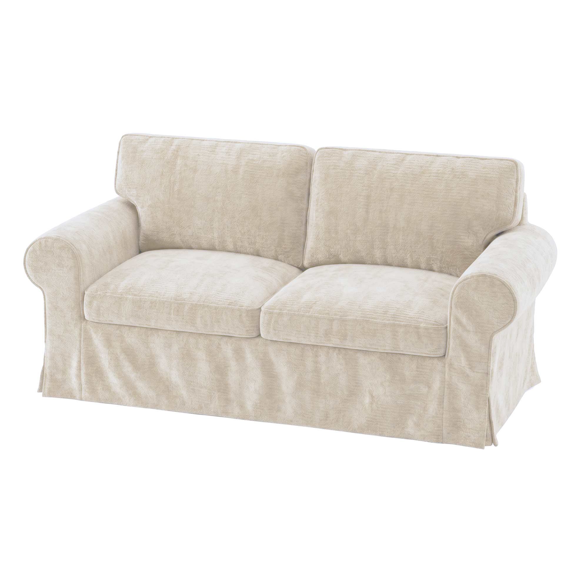UPPLAND Loveseat Cover-Chenille Buttermilk