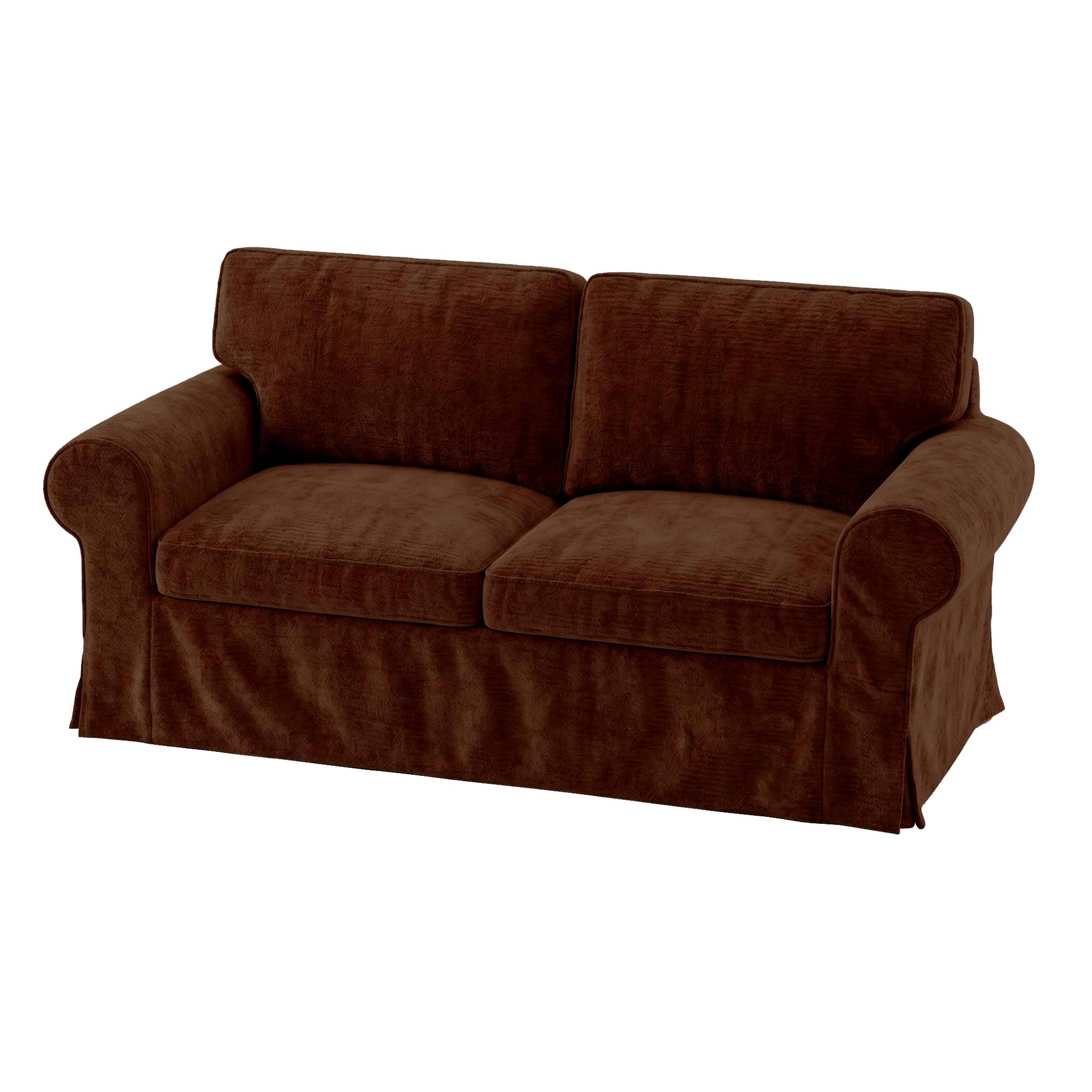 EKTORP Loveseat Cover-Chenille Chestnut