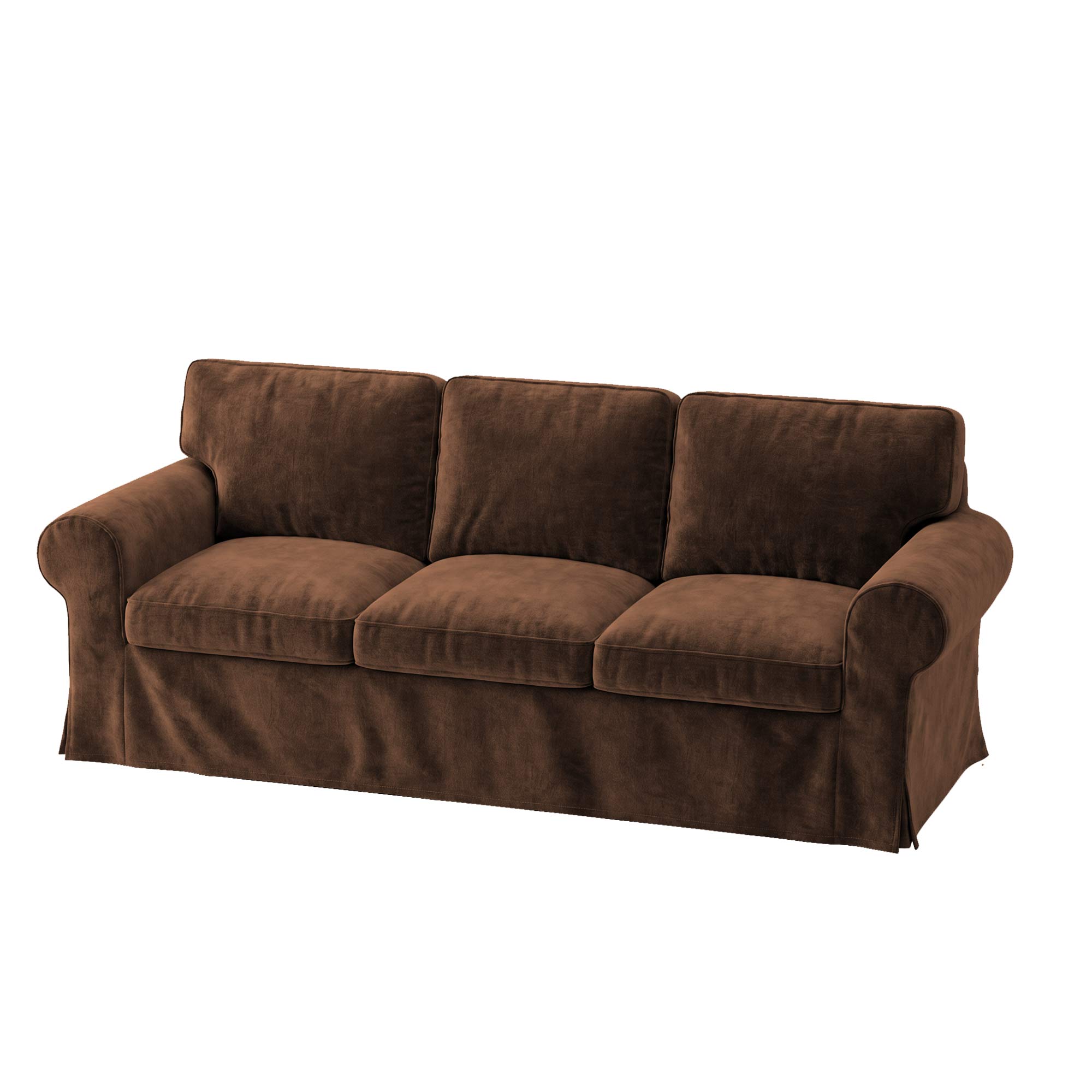 UPPLAND 3-Seat Sofa Cover-Chenille Chestnut