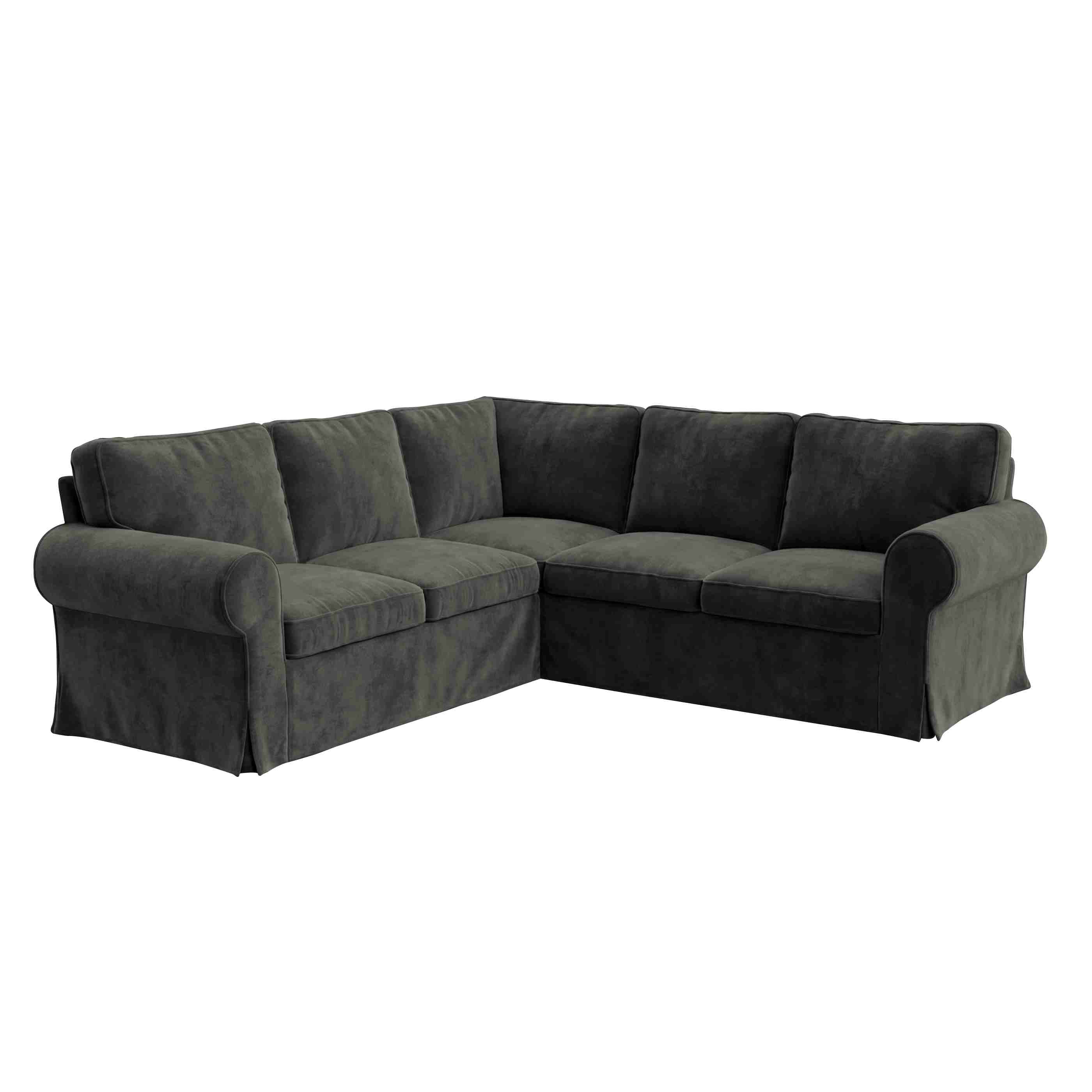 UPPLAND 4-Seater Corner Sofa Cover-Chenille Graphite