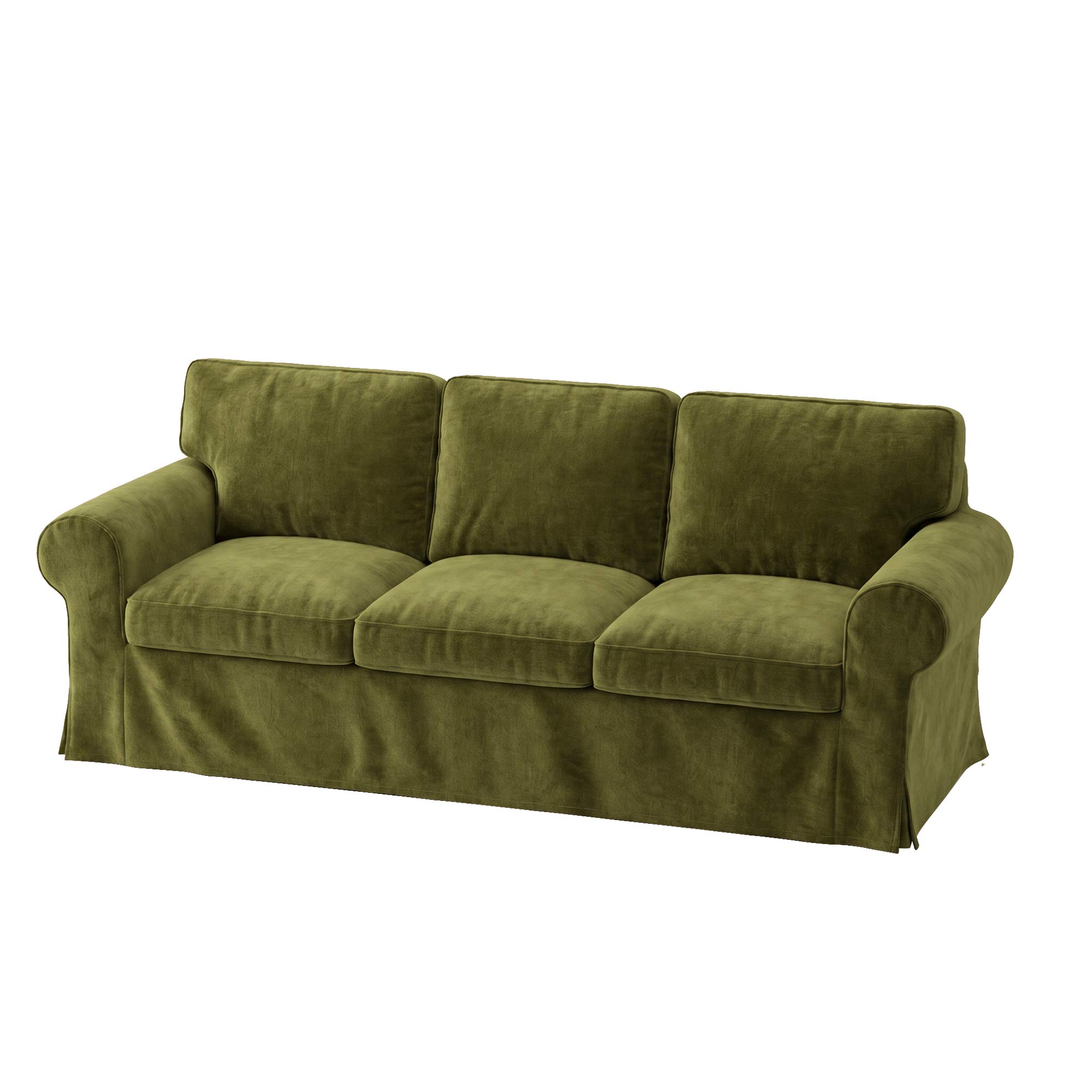 UPPLAND 3-Seat Sofa Cover-Chenille Winter Moss