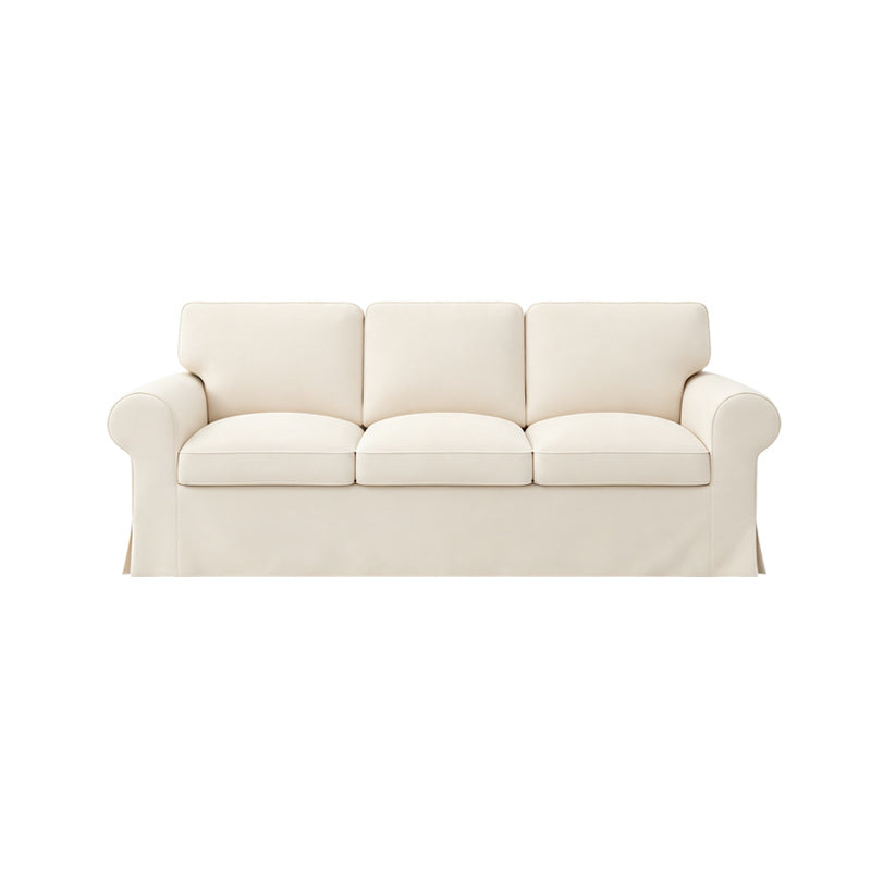 EKTORP 3-Seater Sofa Cover-Structural Weave Cream