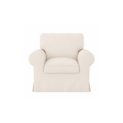 EKTORP chair Cover-Structural Weave Cream