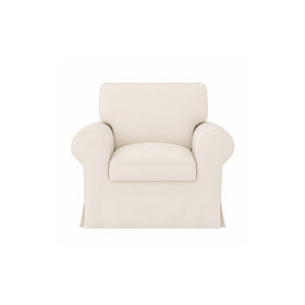 EKTORP chair Cover-Structural Weave Cream