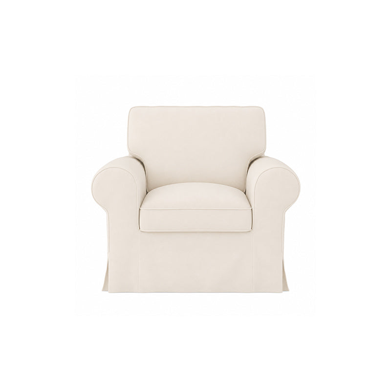 EKTORP chair Cover-Structural Weave Cream