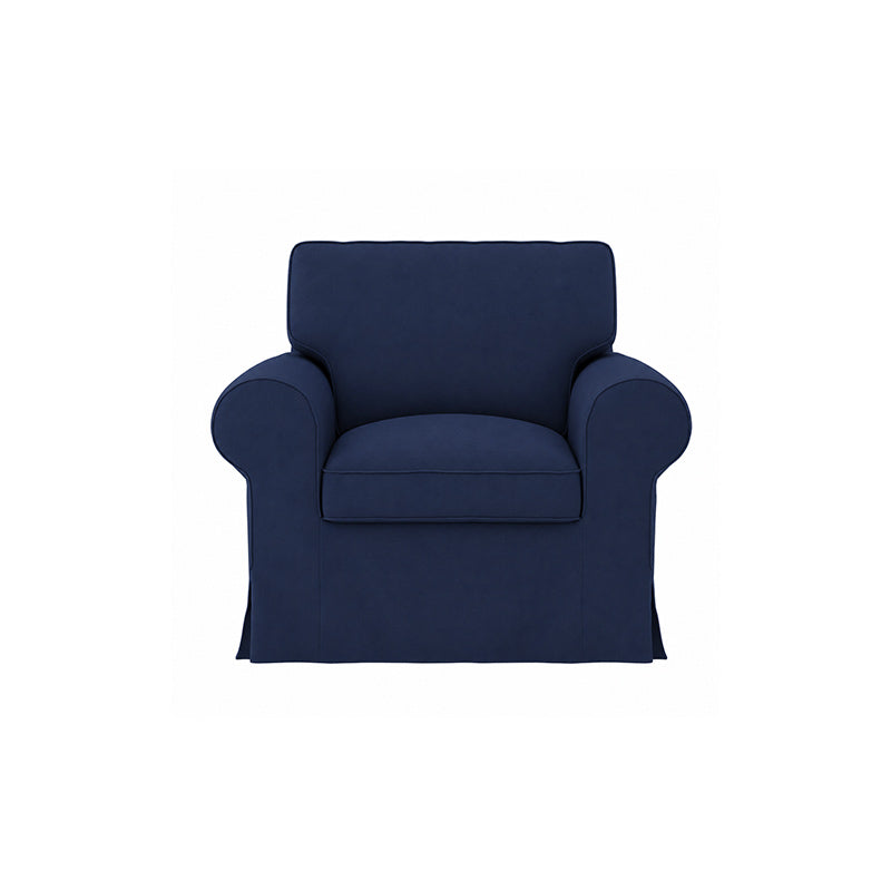 EKTORP chair Cover-Structural Weave Navy