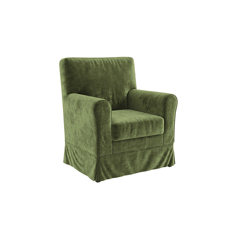 Funda de sillón EKTORP Jennylund - Chenilla verde ciprés