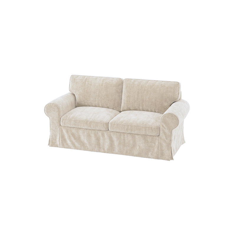EKTORP Loveseat Cover-Chenille Buttermilk