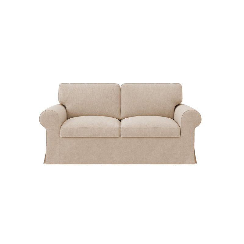 EKTORP Loveseat Cover-Microfiber Camel