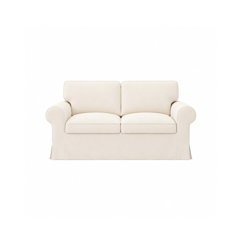 EKTORP Loveseat Cover-Structural Weave Cream