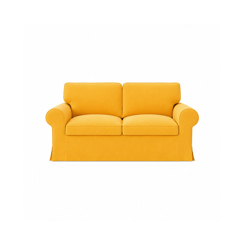 EKTORP Loveseat Cover-Structural Weave Mango