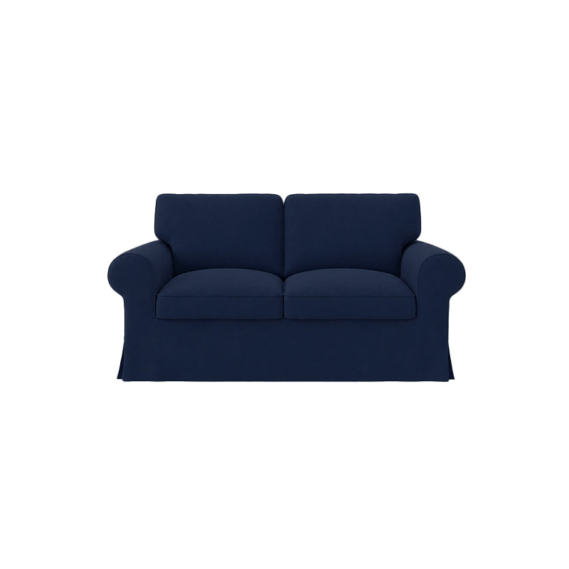 EKTORP Loveseat Cover-Structural Weave Navy