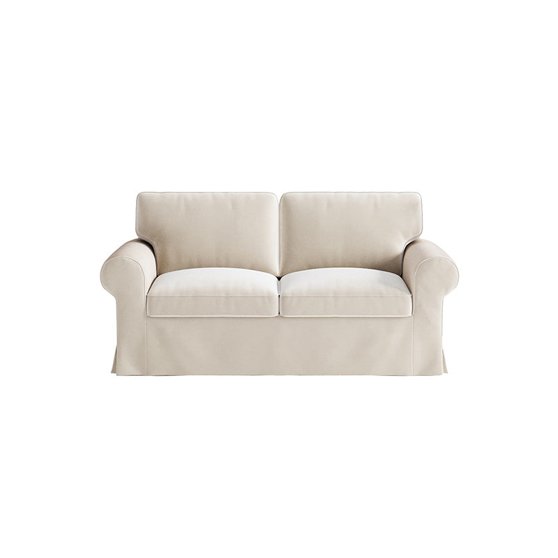 EKTORP Loveseat Cover-Velvet Beige