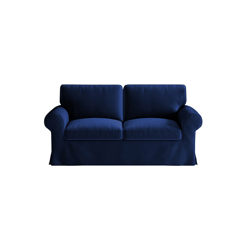 EKTORP Loveseat Cover-Velvet Cobalt blue