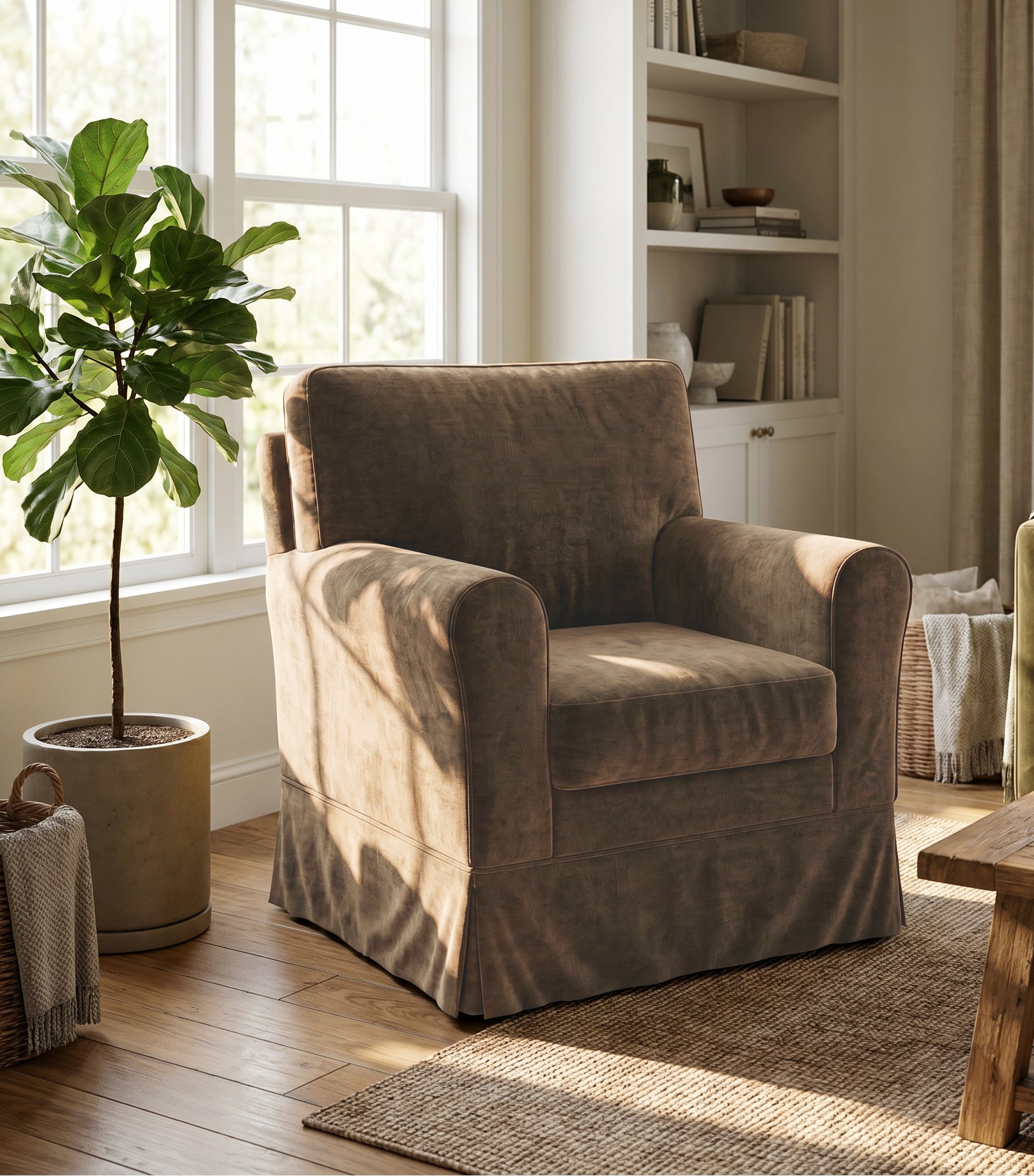 Funda para sillón EKTORP Jennylund-Antílope Chenilla