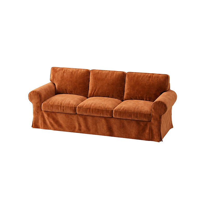 EKTORP 3-Seater Sofa Cover-Chenille Terracotta