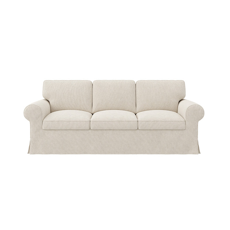 EKTORP 3-Seater Sofa Cover-Microfiber Ivory