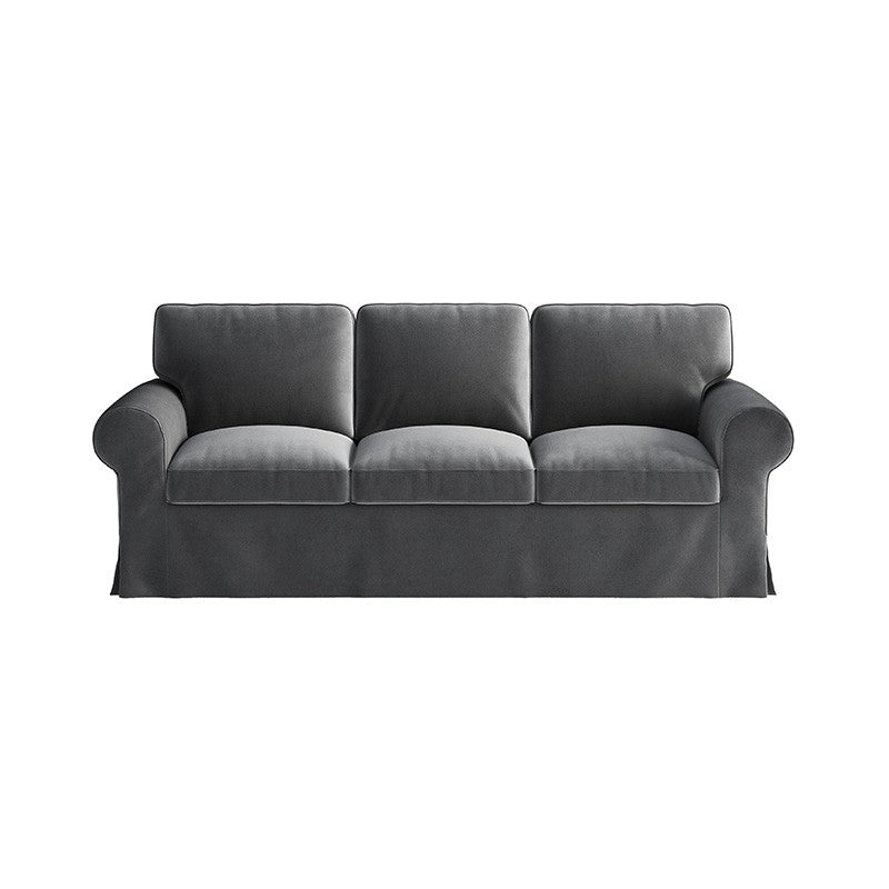 EKTORP 3-Seater Sofa Cover-Velvet Gray