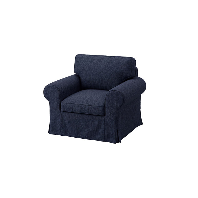Funda Sillón EKTORP-Chenilla Azul Noche