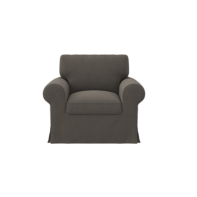 EKTORP chair Cover-Microfiber Ash