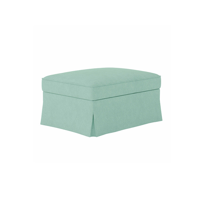 EKTORP Footstool Cover-Microfiber Mint