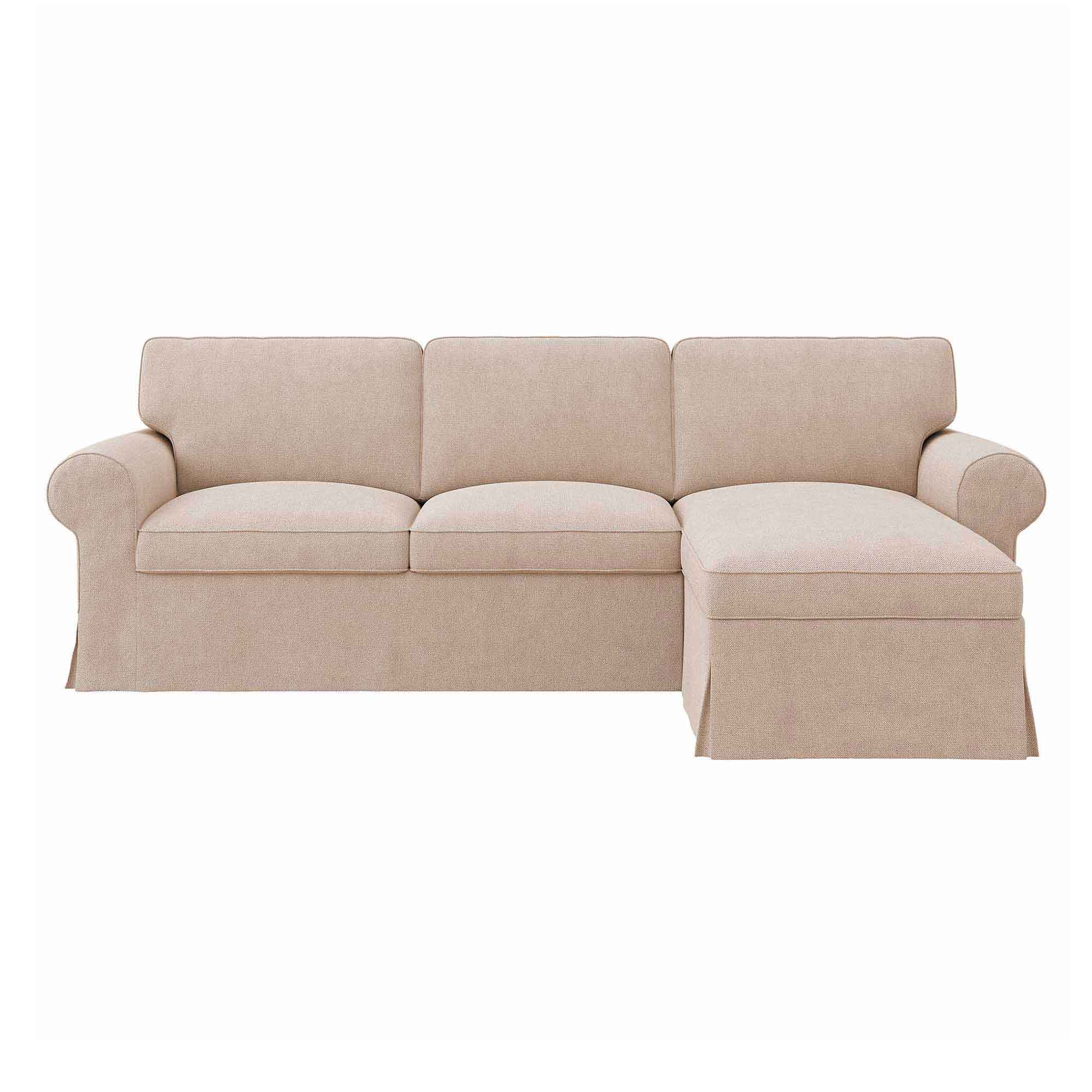 演示-Ektorp 3 Seat Sofa Cover in Ivory - Main image