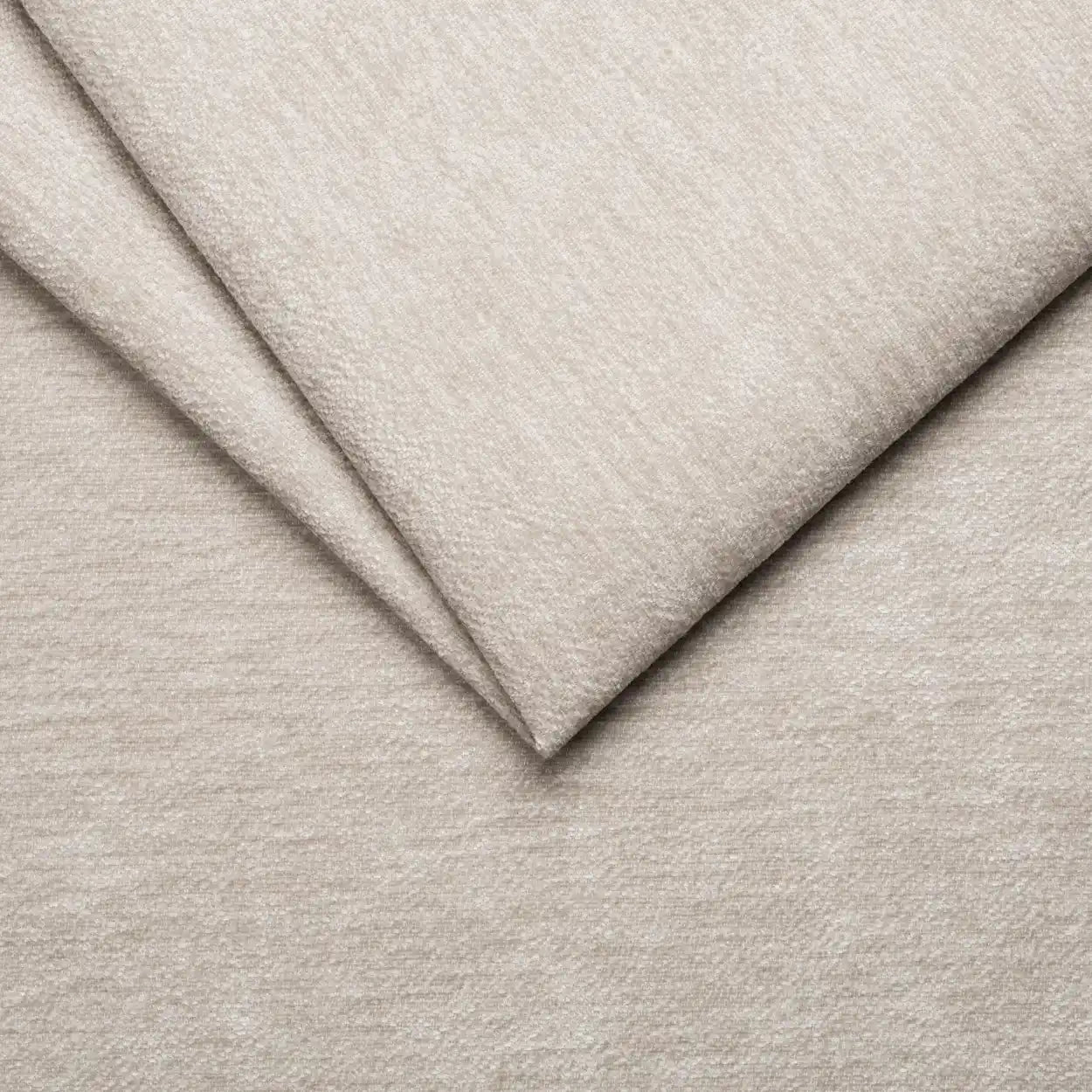 Close-up texture of Chenille Buttermilk fabric