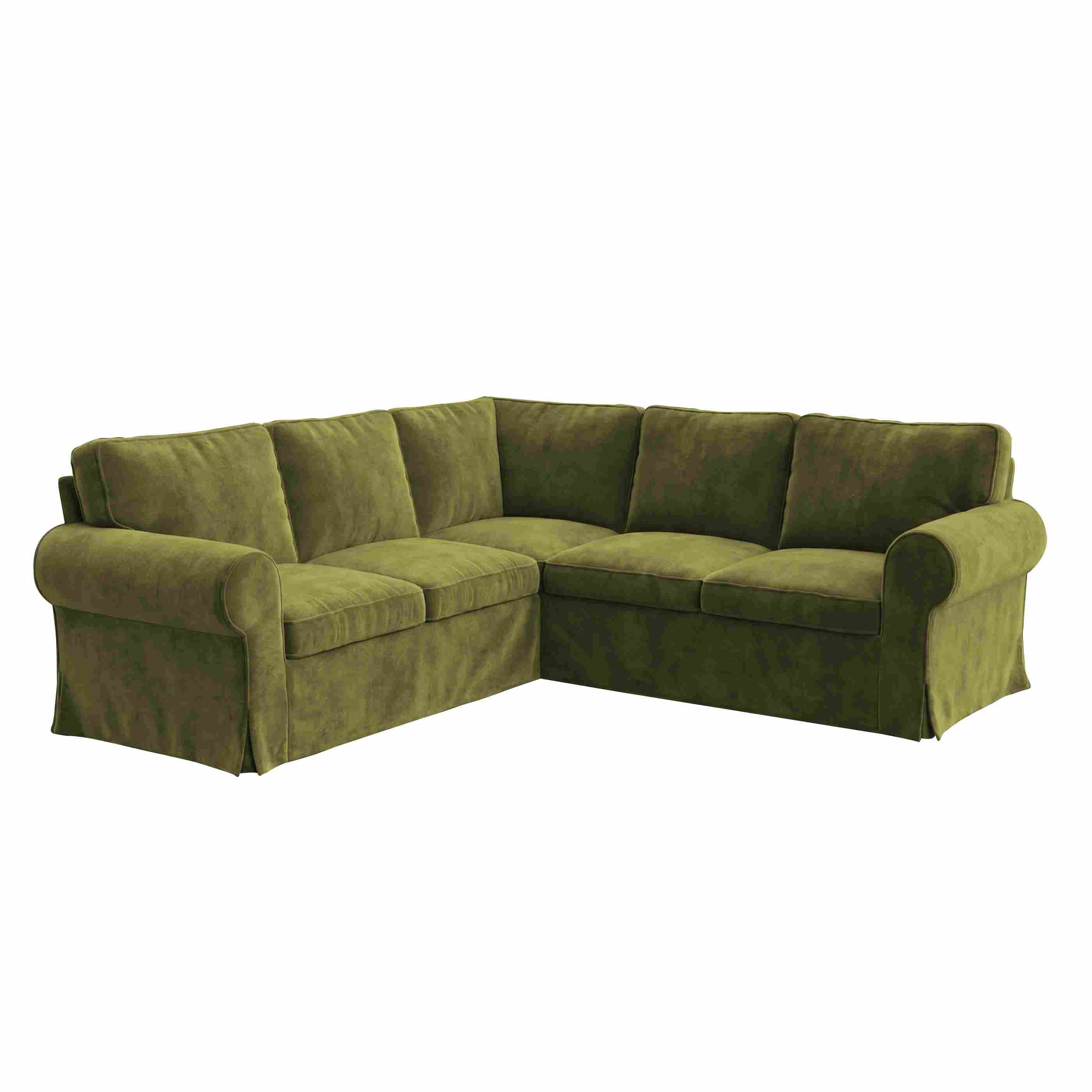 Ektorp 4 Seat Sofa Cover in Chenille Winter Moss