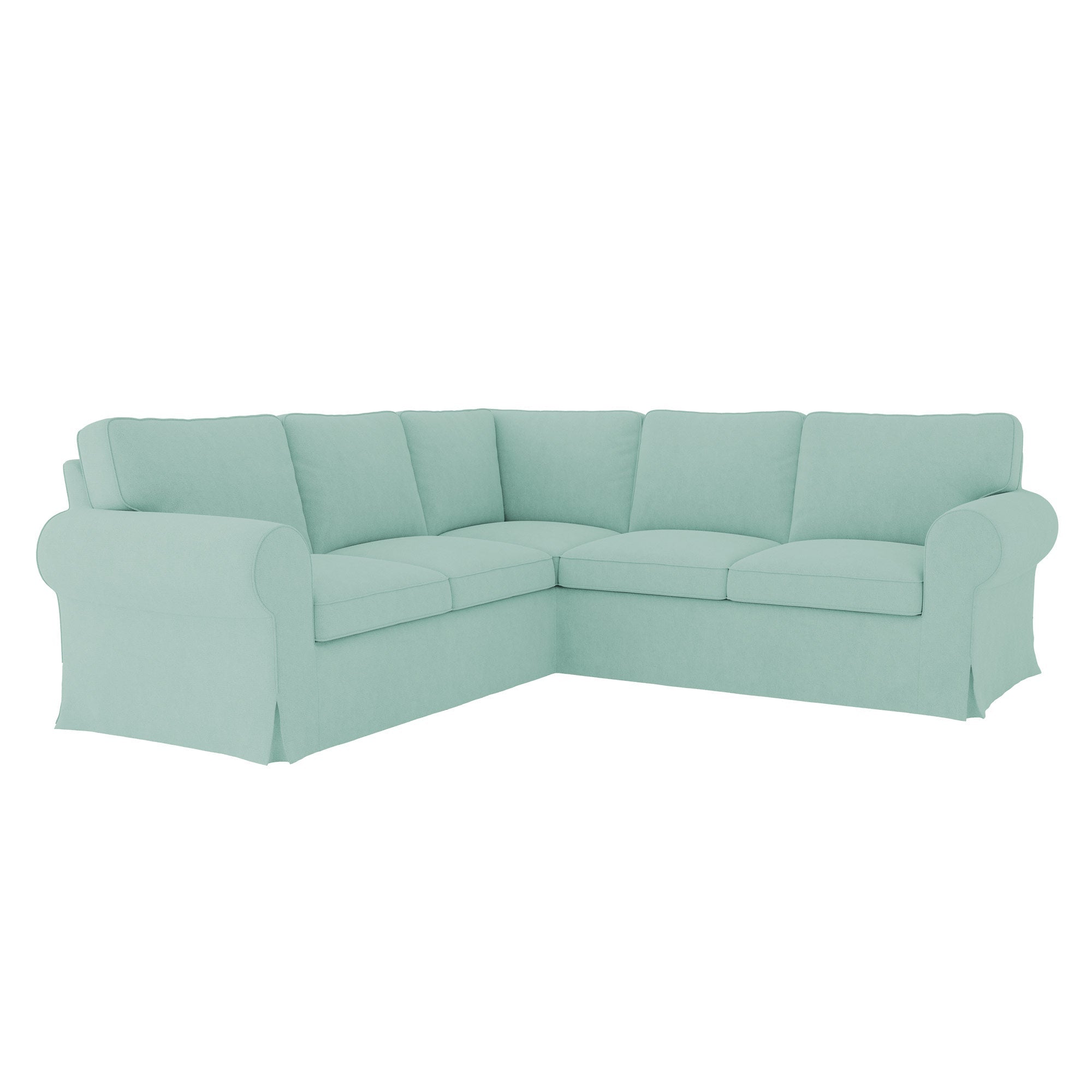 Ektorp 4 Seat Sofa Cover in Microfiber Mint