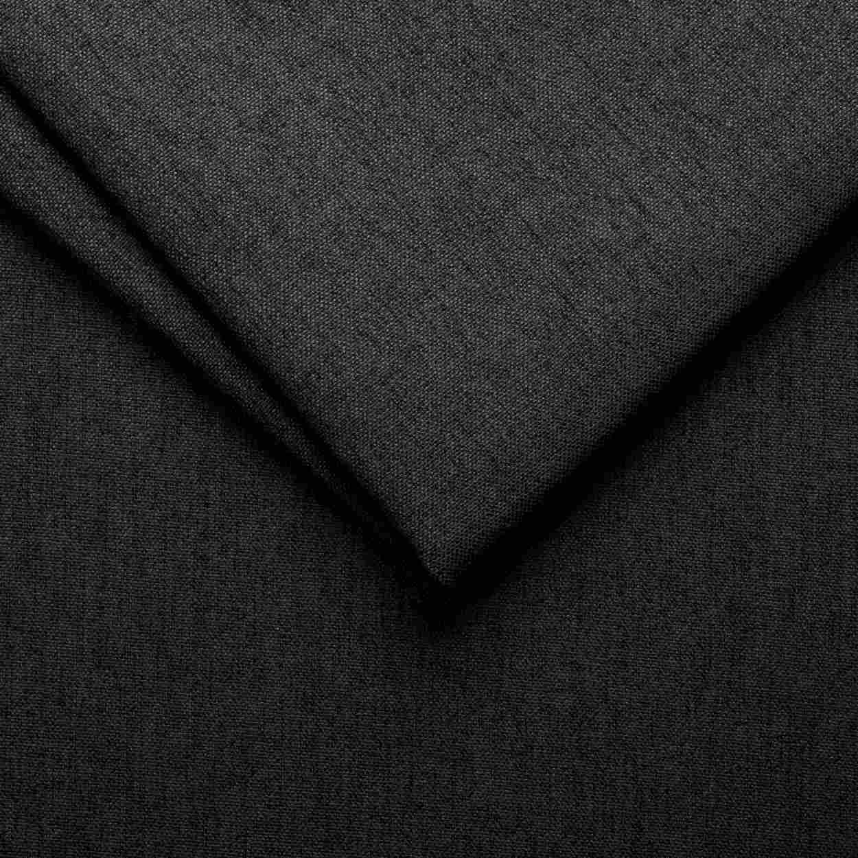 Close-up texture of Structural Weave Charcoal fabric
