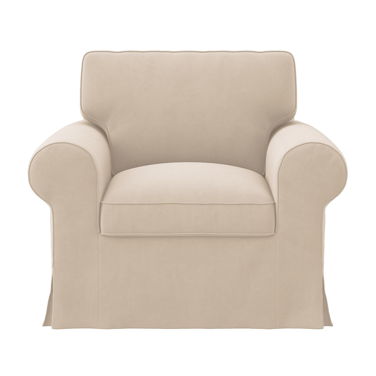 UPPLAND Armchair Cover-Microfiber Camel