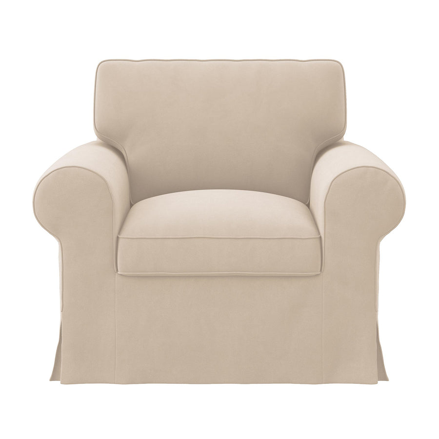 UPPLAND Armchair Cover-Microfiber Camel
