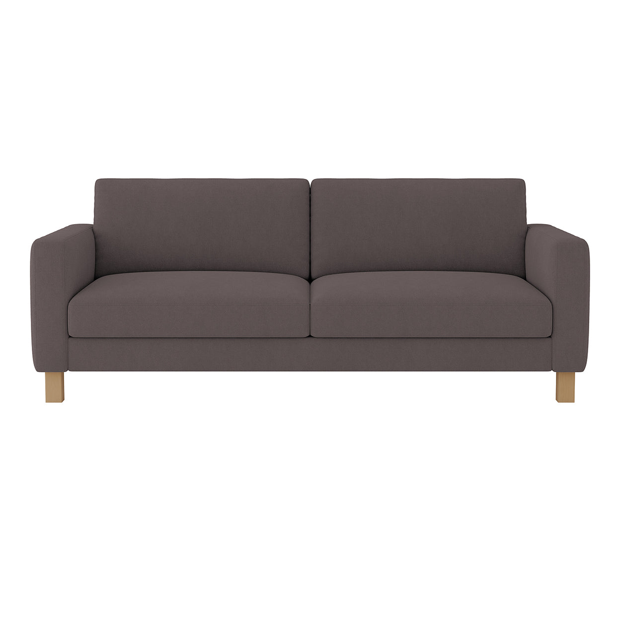 KARLSTAD 3-Seat Sofa Cover-Microfiber ash