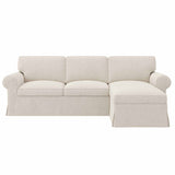 EKTORP 3 Seater Sofa with Chaise Cover