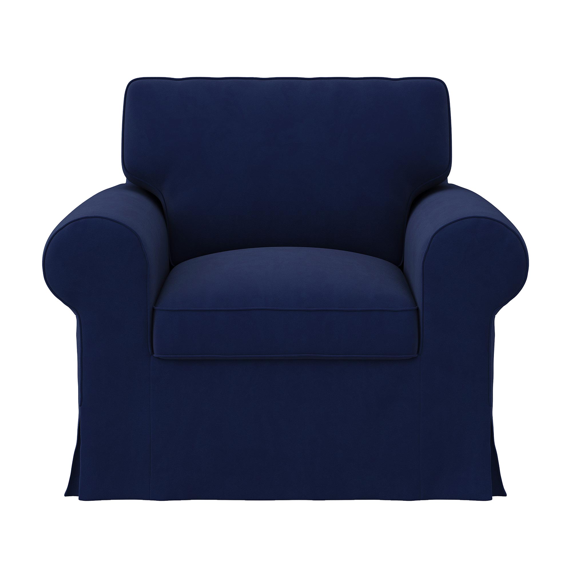 UPPLAND Armchair Cover-Microfiber Navy blue