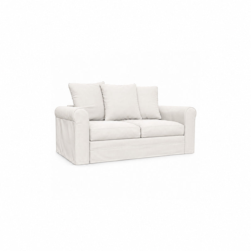 Grönlid 2 Seater Sofa Cover-Velvet beige