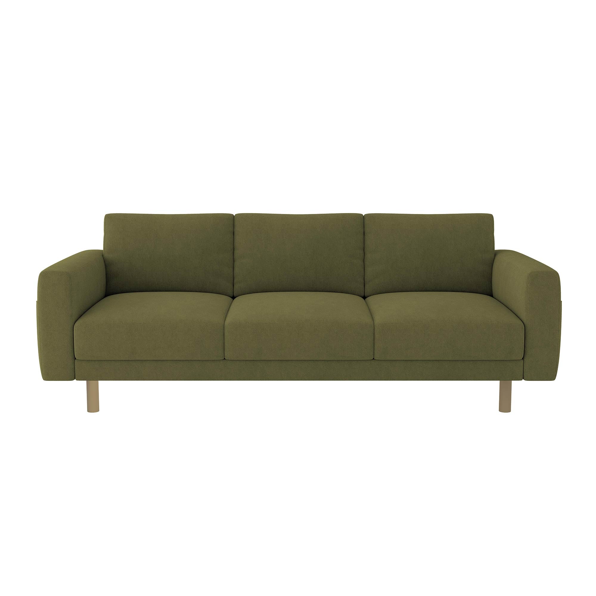 Funda de sofá de 3 plazas NORSBORG - Microfibra Menta