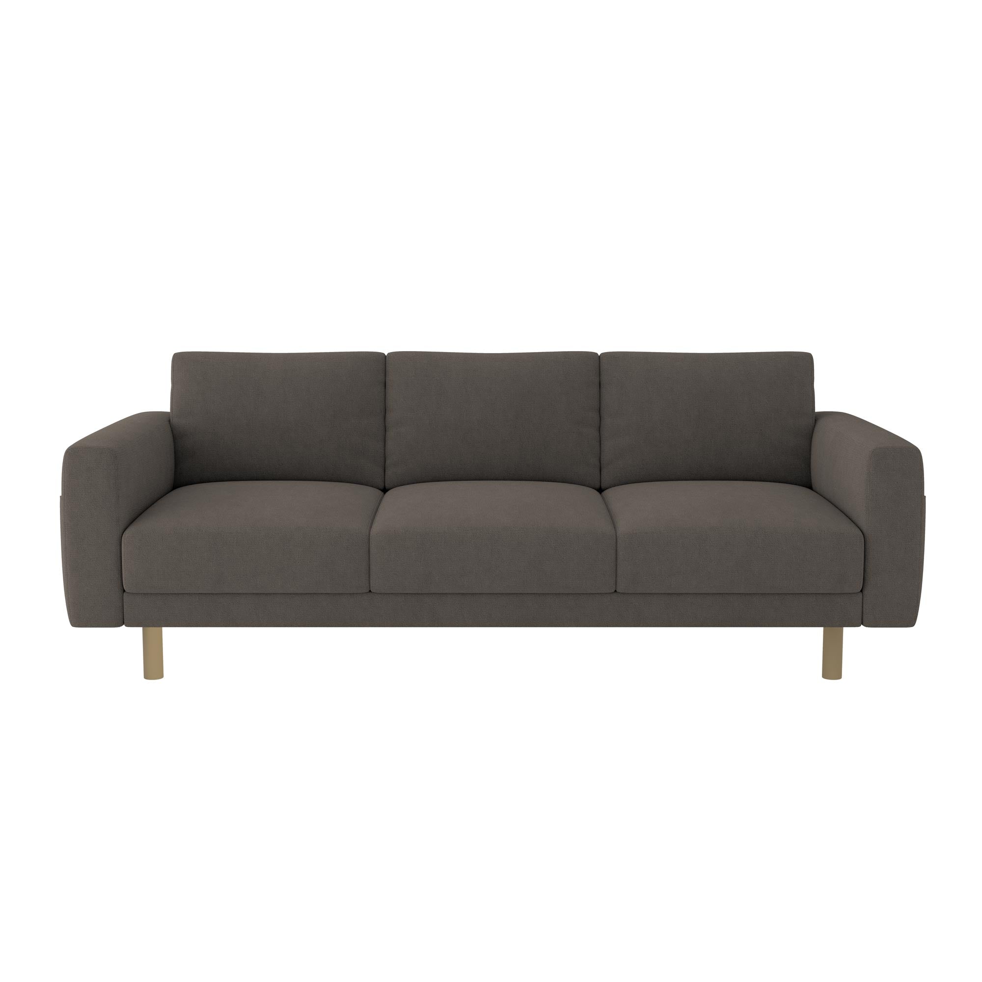 NORSBORG 3-Seat Sofa Cover-Microfiber Ash