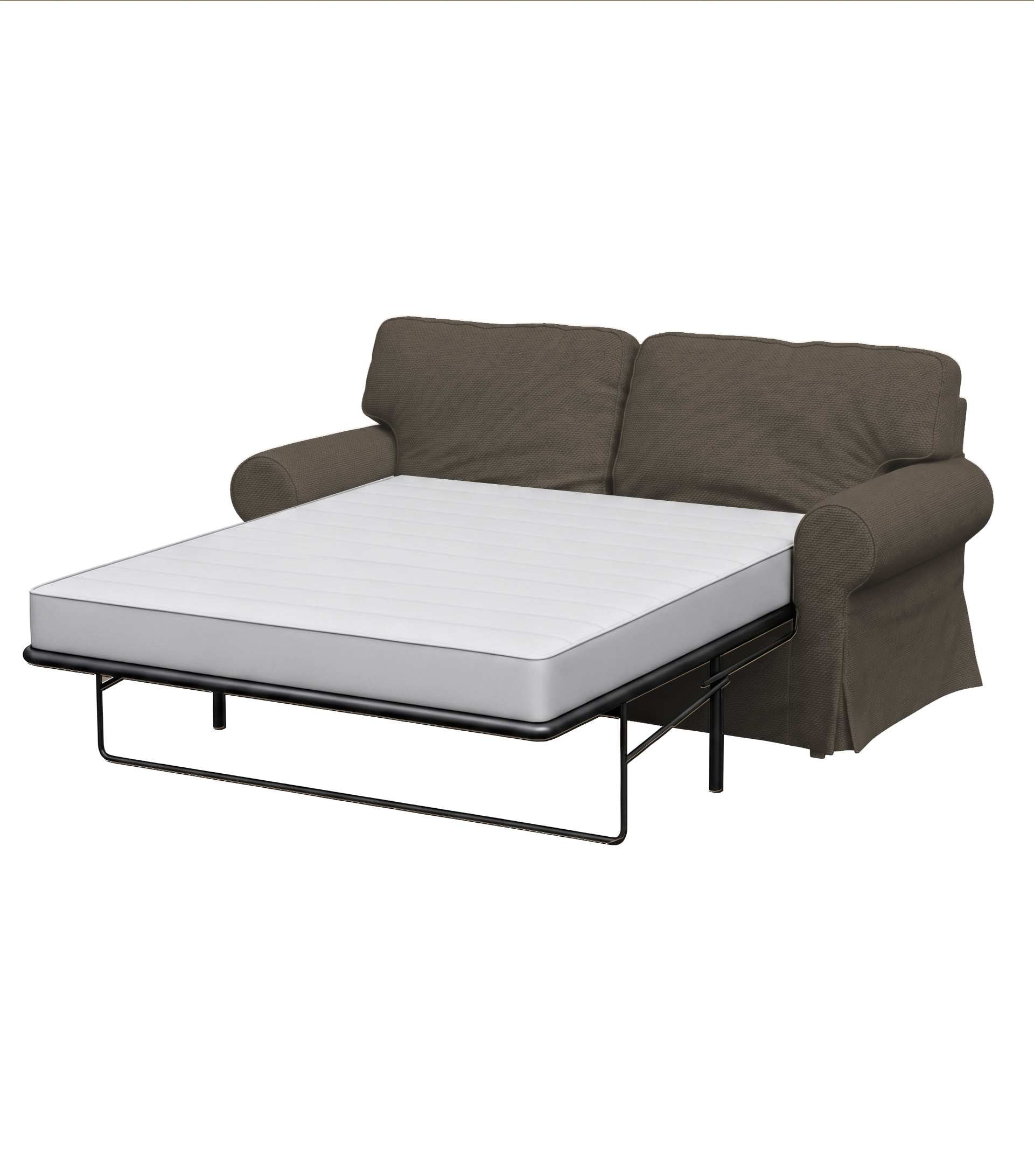 Funda de sofá cama de 2 plazas EKTORP - Microfibra ceniza