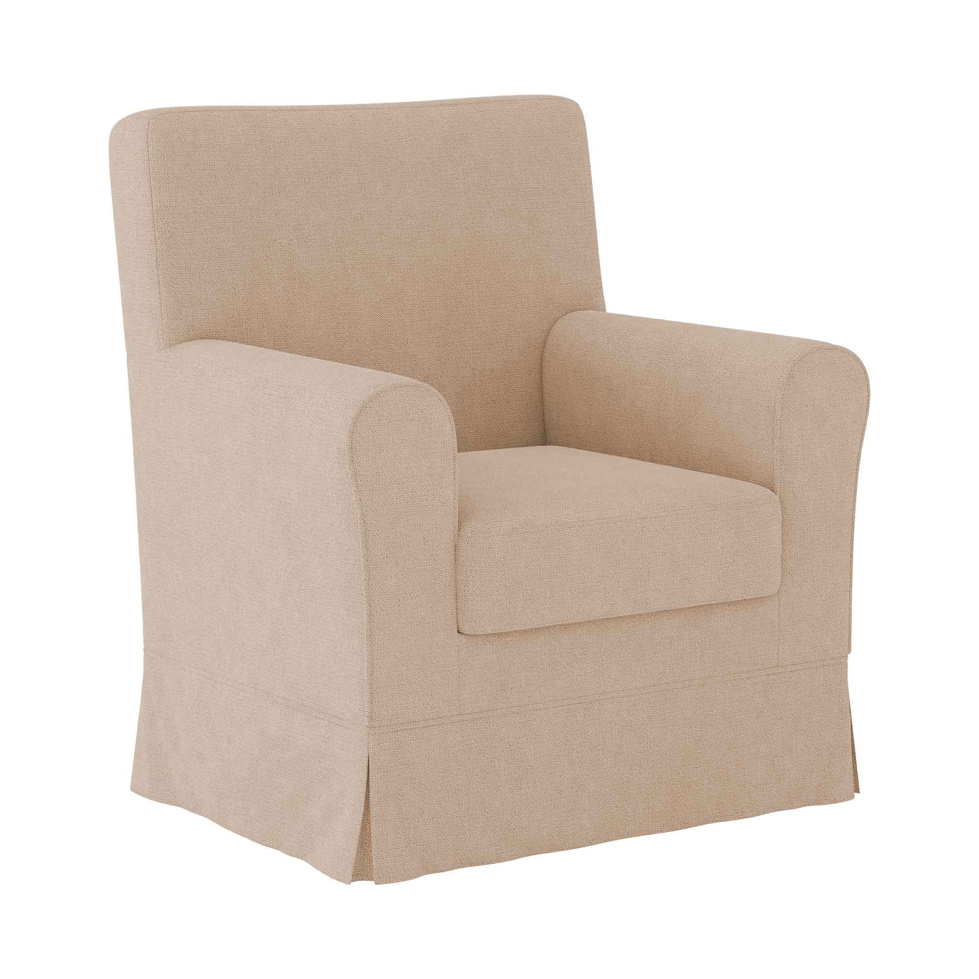 Funda de sillón EKTORP Jennylund - Microfibra Camel