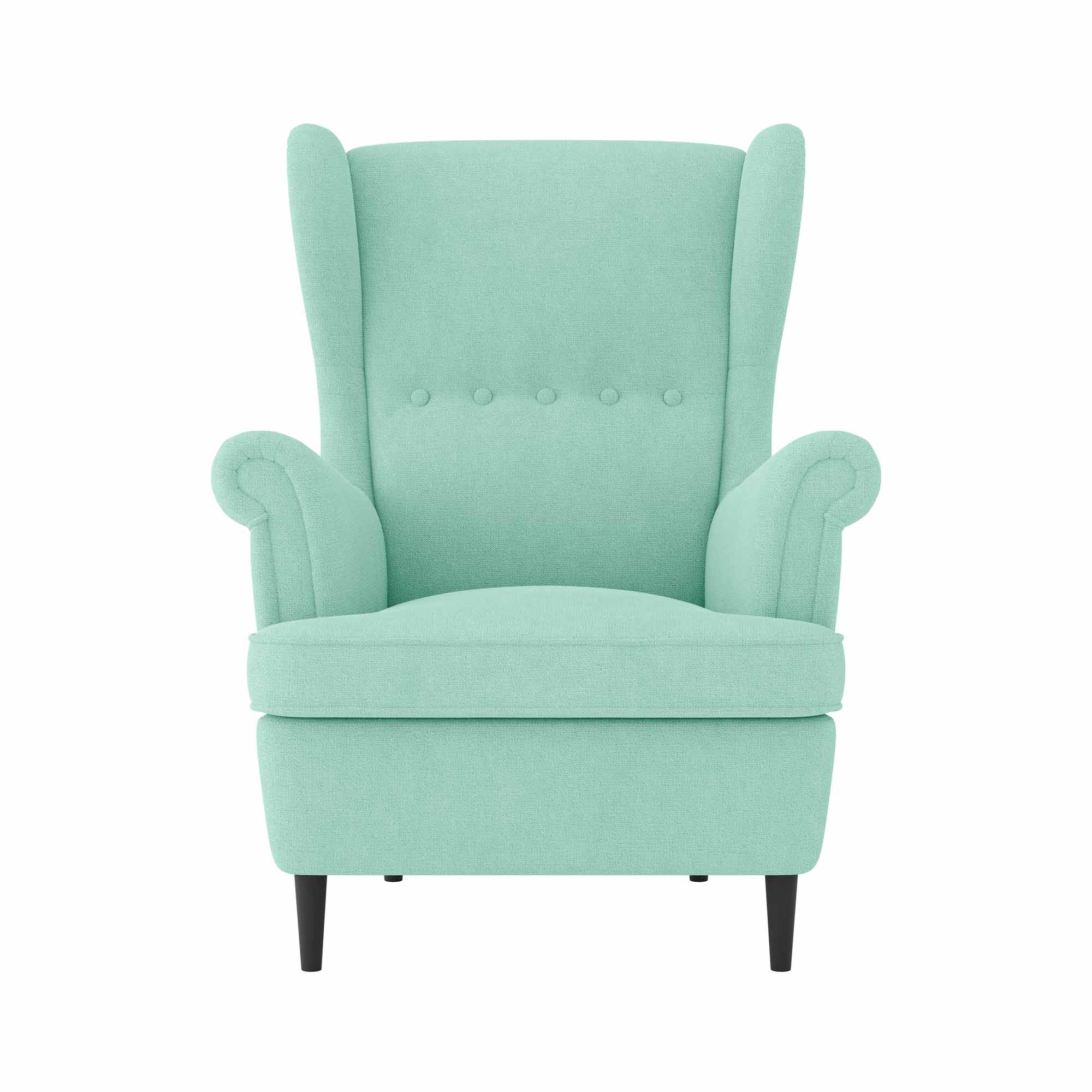 STRANDMON Armchair Cover-Microfiber Olive