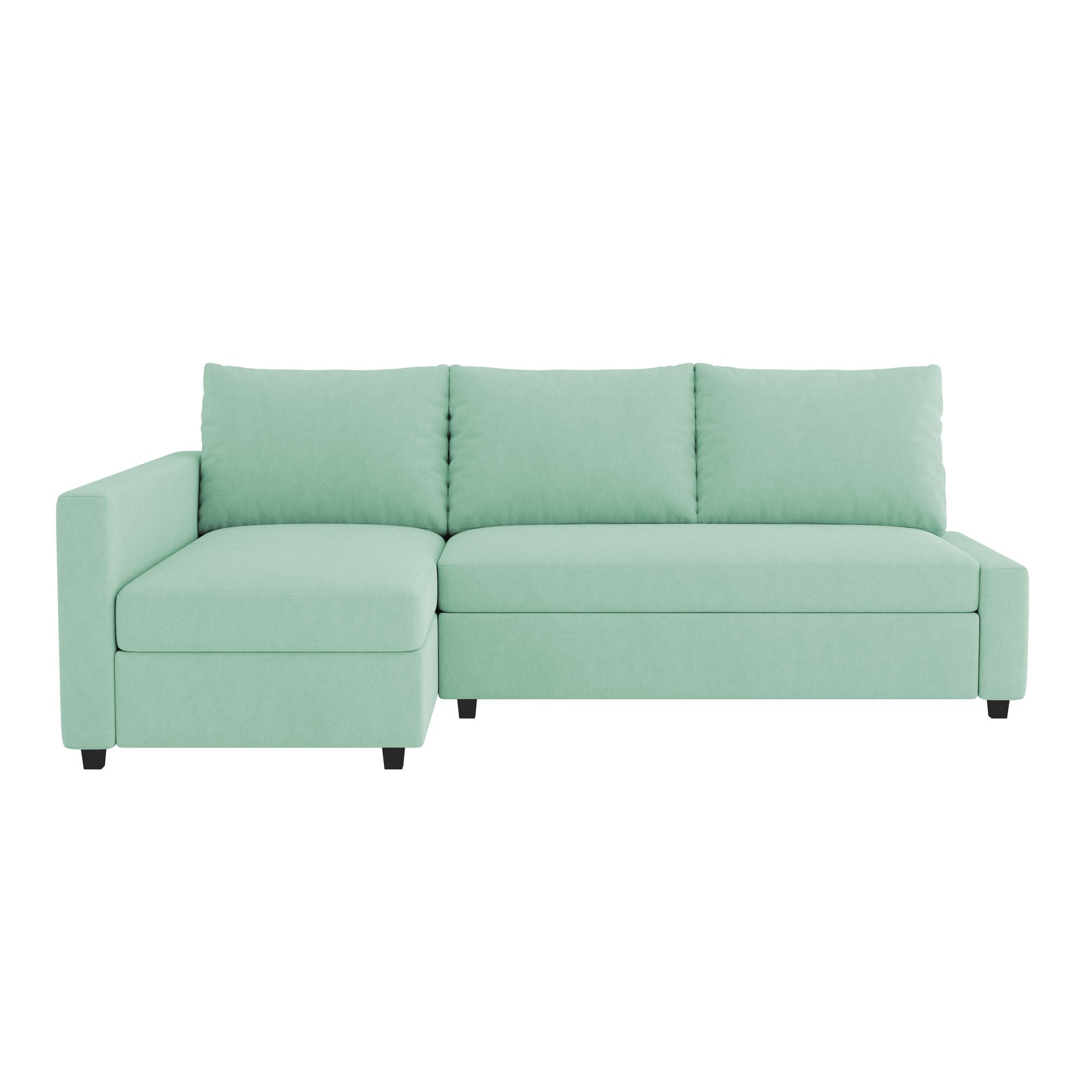 FRIHETEN Sofa Bed with Left Chaise Cover-Chenille Graphite