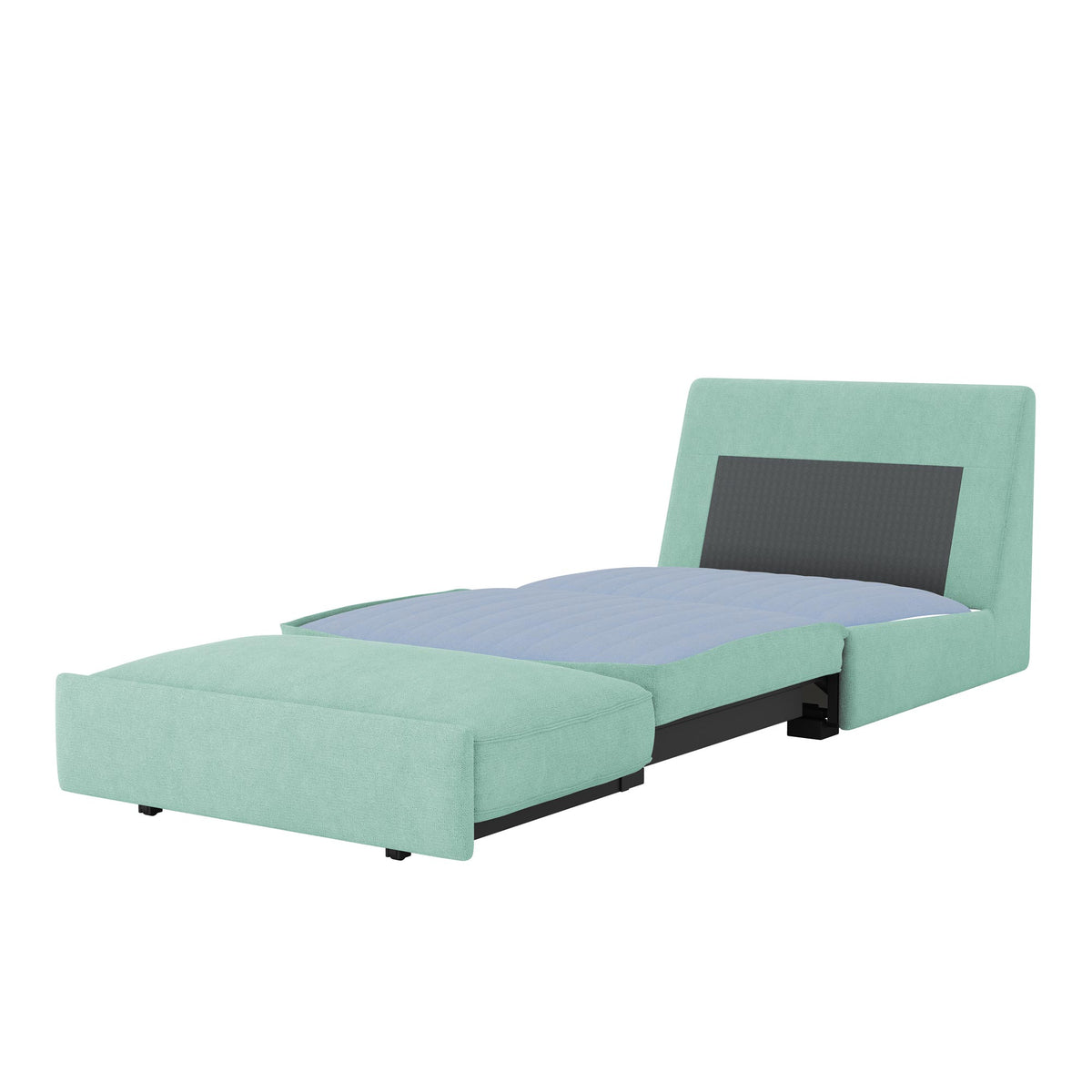 Funda de sofá cama de 1 plaza KIVIK - microfibra menta