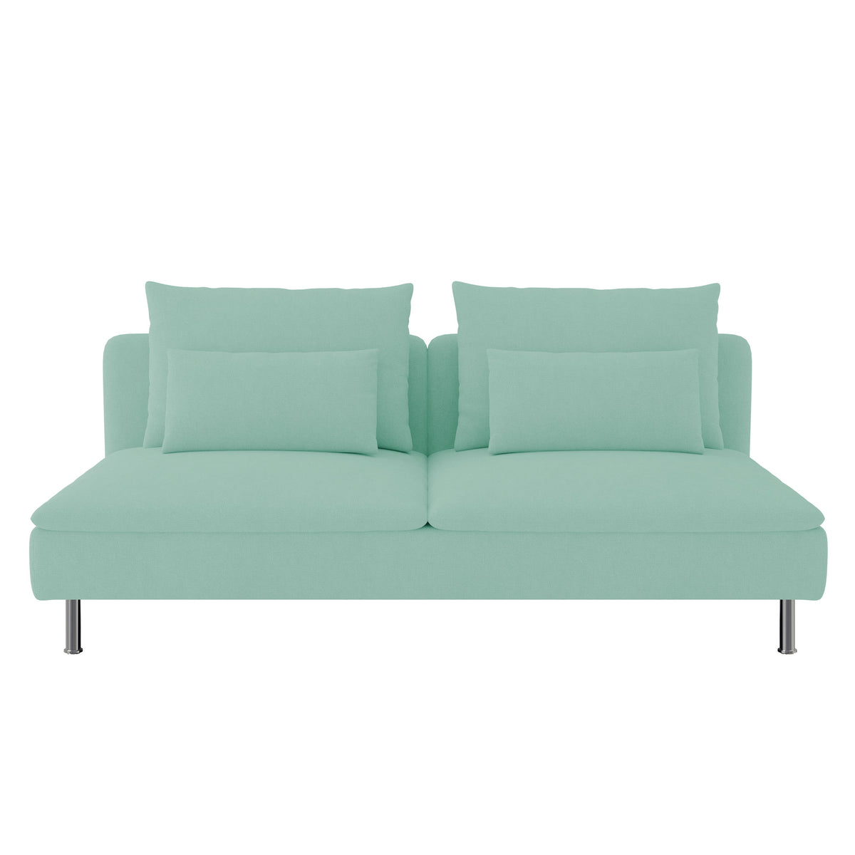 Funda de sofá seccional de 3 plazas SODERHAMN - Microfibra Menta