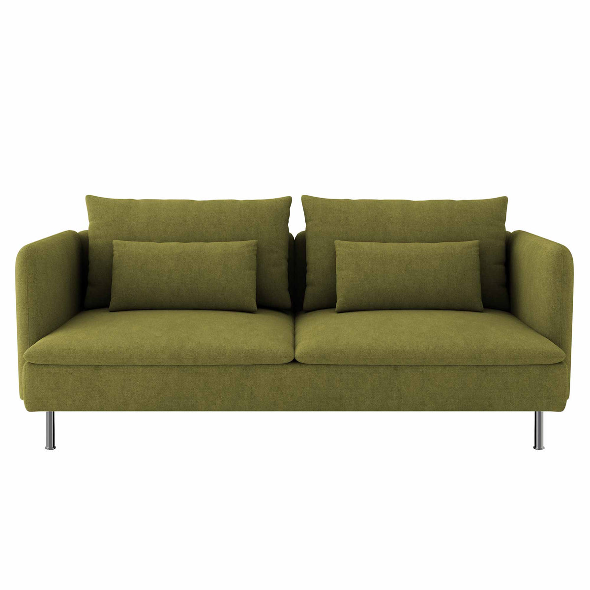 SODERHAMN Funda de sofá de 3 plazas-Microfibra Olive