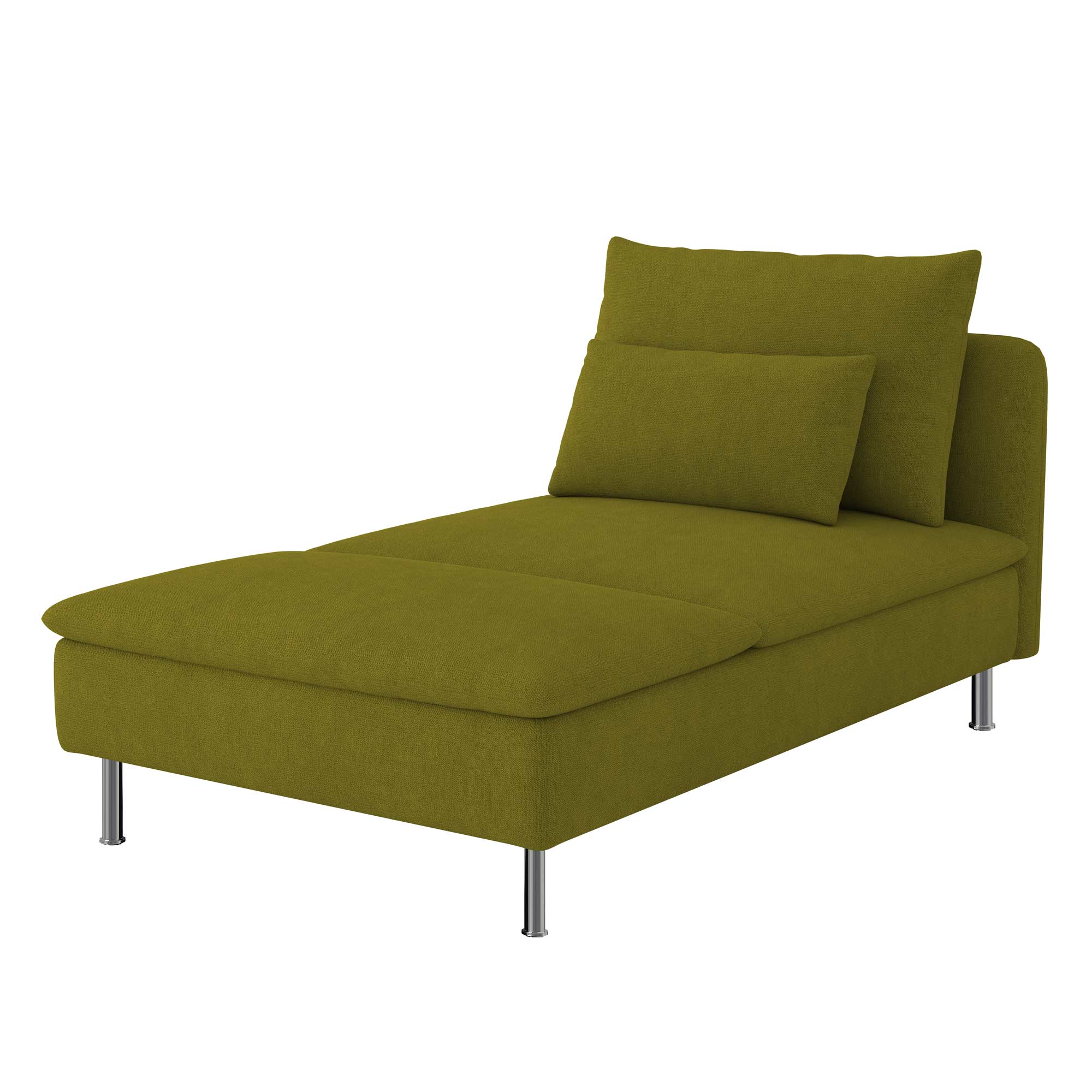 SODERHAMN Chaise Lounge Cover-Microfiber Olive