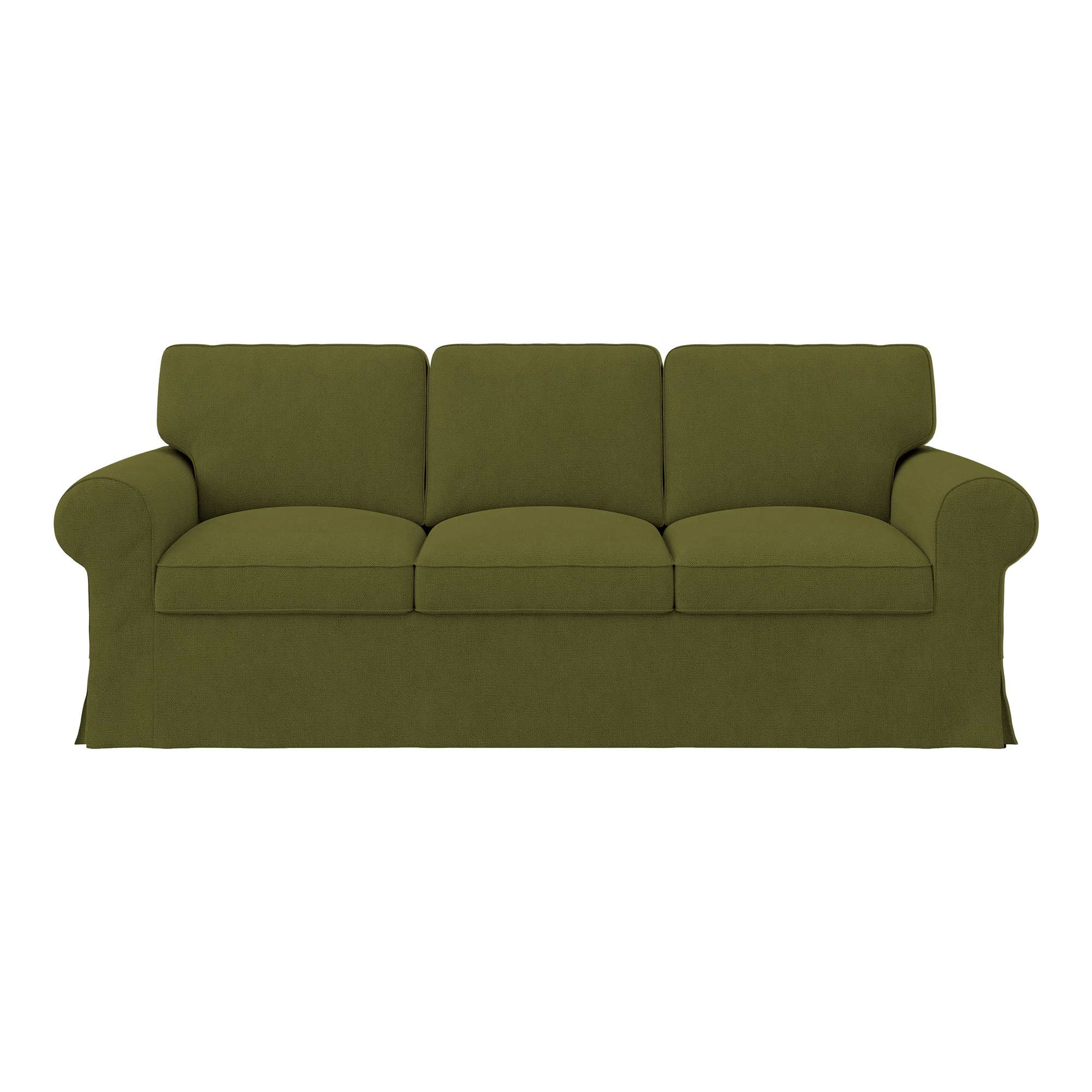 UPPLAND 3-Seat Sofa Cover-Microfiber Olive
