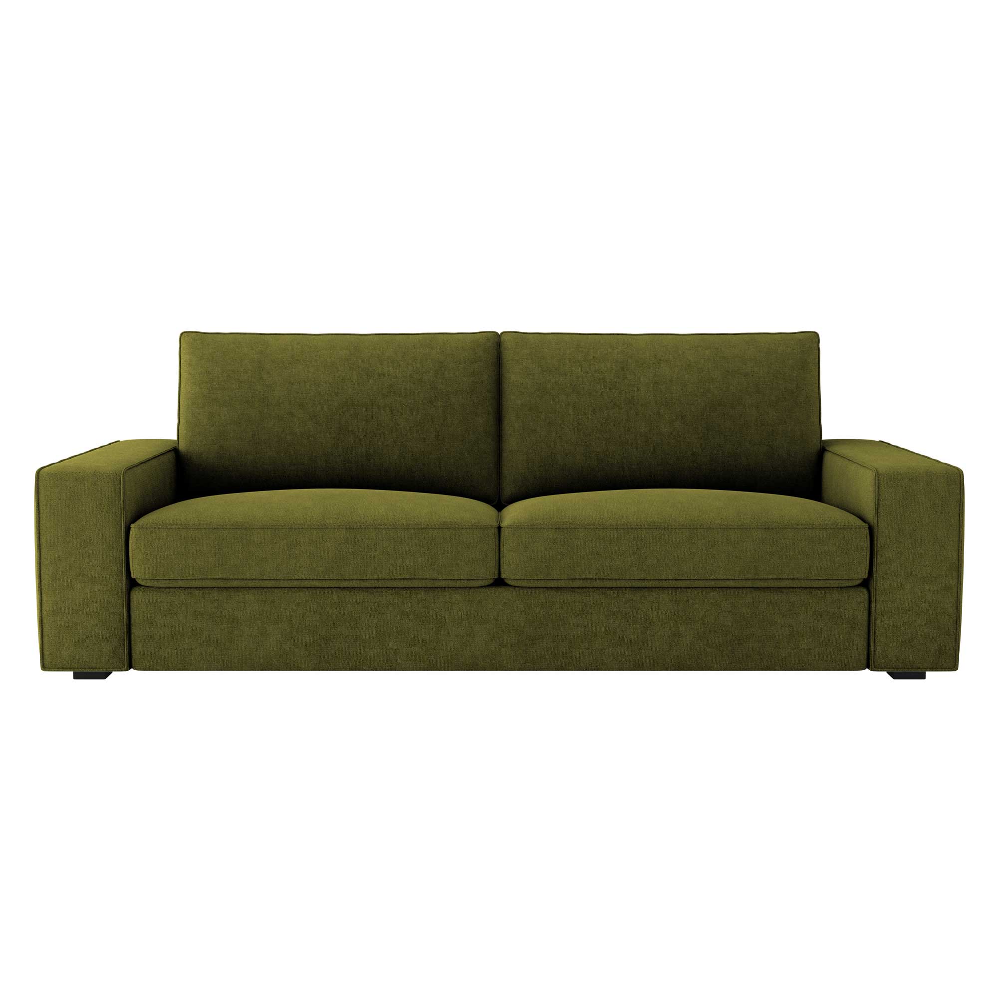 KIVIK 3-Seat Sofa Cover-Microfiber Olive