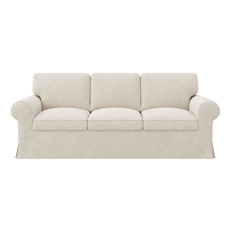 UPPLAND 3-Seat Sofa Cover-Microfiber Ivory