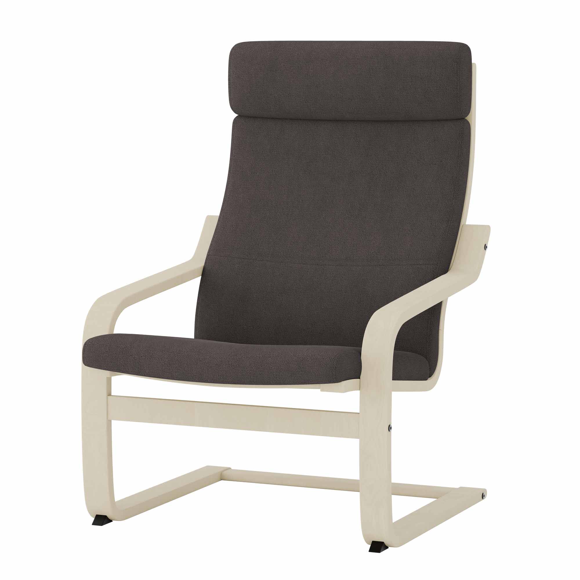 Funda para Sillón POÄNG 2-Microfibra Ceniza